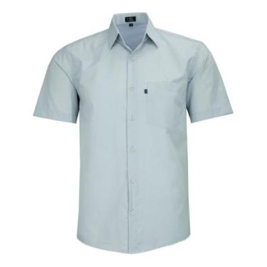 Imagem de Camisa Social Masculina Manga Curta Lbl Com Bolso Passa Fácil 3034, Ci