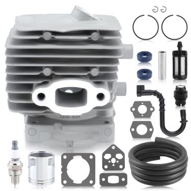 Imagem de Cilindro BG86 para peças de sopradores Stihl e kit de reconstrução de junta 4144-007-1012 e ventilação da mangueira da linha de combustível