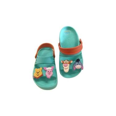 Imagem de Papete Ursinho Pooh Infantil Sandália Turminha Leve Confortável - Mari