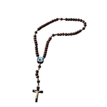 Imagem de Terço Nossa Senhora das Graças em madeira