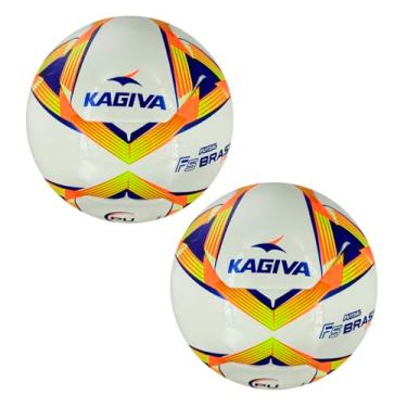 Imagem de Kit 02 Bola De Futsal Kagiva F5 Brasil Pro Fusion
