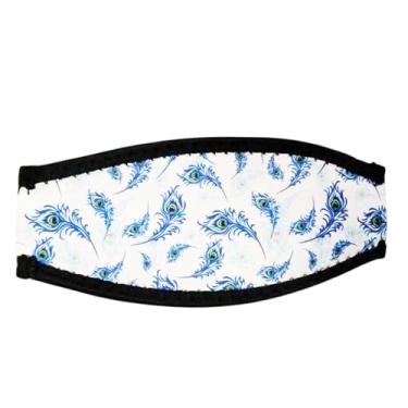 Imagem de predolo Máscara de Mergulho com Faixa de Cabelo, Envoltório Confortável para Cabelos Longos, Adultos, Capa Protetora de Neoprene para Mergulho Livre, Esportes, Style C