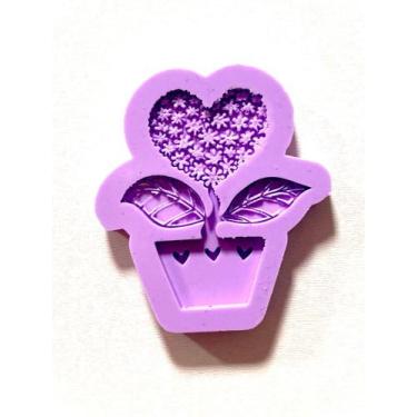 Imagem de F1305 molde de silicone dia das mães flores confeitaria biscuit - conf