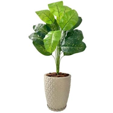 Imagem de Arranjo Artificial Comigo Ninguém Pode com Vaso Polietileno - Flor Imp