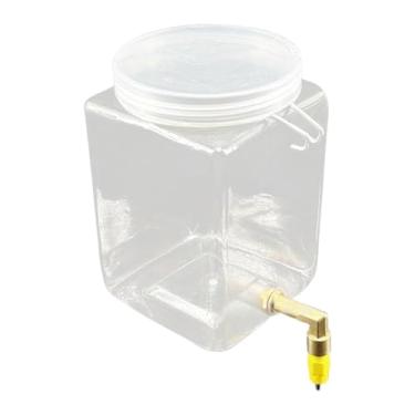 Imagem de KiBcsLic Bebedouro automático para pássaros, recipiente de água, grande capacidade, bebedouro, 650ml, alimentador suspenso para calopsita, pomba, canário, Bico de Plástico