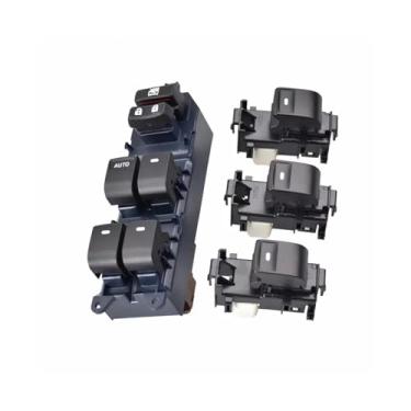 Imagem de Botão de controle do vidro elétrico esquerdo, interruptor principal da luz de fundo do vidro elétrico para Toyota Corolla Levin 2014-2019 (Interruptor Principal)