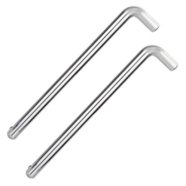 Imagem de 2 Peças Pino para Pilha de Pesos, 0,95 cm Diâmetro 15,3 cm Pino de Carregamento Peso Em formato L Extensor Pilha Seletor Peso Equipamento Ginástica para Academia em Casa