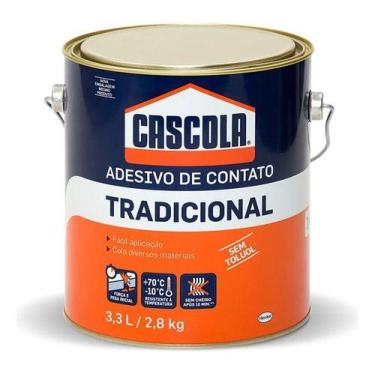 Imagem de Cola De Contato Tradicional Sem Toluol 2,8kg- Cascola