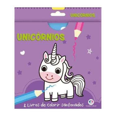 Imagem de Unicórnios - 2 Livros De Colorir Sanfonados