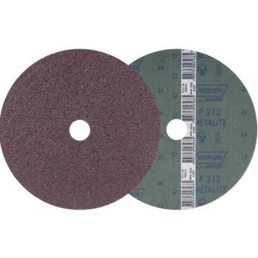 Imagem de Disco de Fibra 180mm Grão 36 Norton F212 Desbaste Pesado