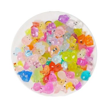 Imagem de Animais Miniatura De Resina Que Brilham No Escuro 50 PCS Figuras Lumin