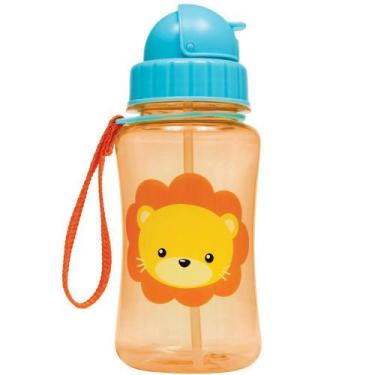 Imagem de Garrafinha Animal Fun - Leão Buba, 350ml, Laranja, Leão
