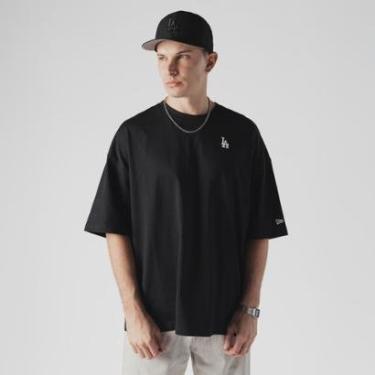 Imagem de Camiseta New Era  Oversize Los Angeles Dodgers MLB Preto-Masculino