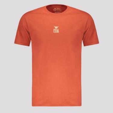 Imagem de Camiseta Hang Loose Logblock Vermelha-Masculino