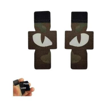 Imagem de Emblemas Reflexivos De Olhos De Gato Que Brilham No Escuro, Distintivo