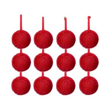 Imagem de Enfeites De Natal Em Pelúcia De 6cm, 12 Ou 24 Peças, Decoração Para Ár