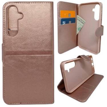 Imagem de Capa Carteira para Samsung A35 5G (Tela de 6.6) Capinha Case - Dino Ca