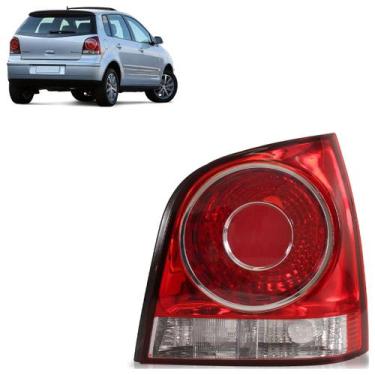 Imagem de Lanterna Traseira Polo Hatch 2007 A 2011 Bicolor Moldura Rubi - Automo