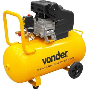 Imagem de Motocompressor de ar 25 litros 2hp MCV25 - Vonder, 110V