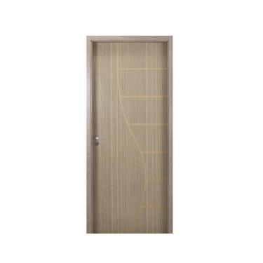 Imagem de Kit Porta de Madeira Decorada 215x84cm com Batente de MDF Ultra 10cm C
