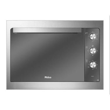 Imagem de Forno elétrico de embutir philco pfe47e preto com bordas inox 47l 220v