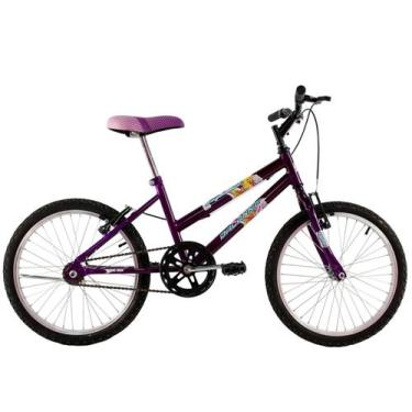Imagem de Bicicleta Infantil Aro 20 Feminina Milla Roxa - Dalannio Bike