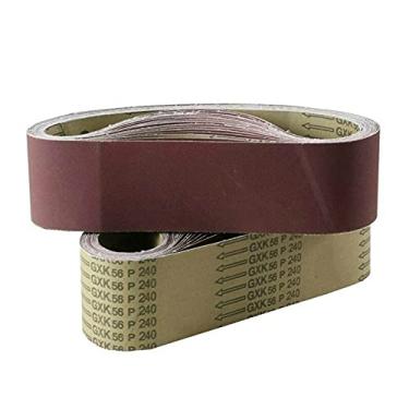 Imagem de 10pack 533 * 75mm Cintos de lixamento 40-1000 Grit Aluminum Oxide Sander Sander Belts 3"* 21" para polimento da máquina de cinturão de areia YYDFPIIA (Grit : P120)
