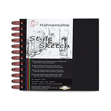 Imagem de Style sketch 120 g/m², caderno desenho, A6, linha vermelha, 64 fls
