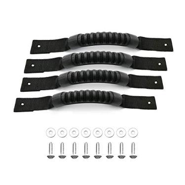 Imagem de GEUNTECH Alças de transporte de caiaque para oceano Percepção Água Esporte ao ar livre Canoe Boat Kayak, 2 pairs