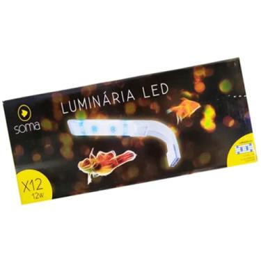 Imagem de LUMINARIA LED SOMA X12 BRANCA (12W) LED BRANCO/AZUL AUTOVOLT