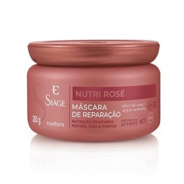 Imagem de EUDORA SIAGE NUTRI ROSE 4D MASCARA REPARAÇÃO CAPILAR 250g