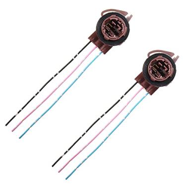 Imagem de Xotic Tech Pair 3156 3157 adaptador fêmea chicote de fios compatível com lâmpadas LED/Incnsendtable para seta, direção DRL ou freio/luzes traseiras