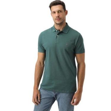 Imagem de Camiseta Polo Masculina Aramis Detalhe Verde Esmeralda-Masculino