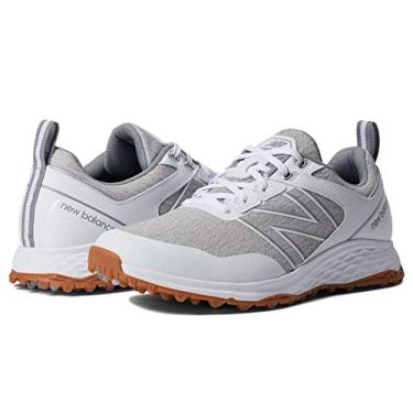 Imagem de New Balance Sapato de golfe masculino Fresh Foam Contend, Branco, 11 X-Wide