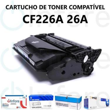 Imagem de Cartucho Toner Compatível Cf226a 26a CF226A Premium para M402n M426 M4