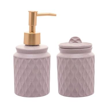 Imagem de WOLFF - Conjunto 2 Peças para Banheiro de Cerâmica Wave Bege