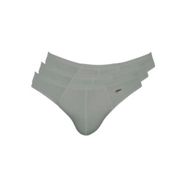Imagem de Kit com 3 Cuecas Slip Zorba 772, Cinza, G