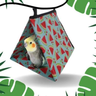 Imagem de Cabana de calopsita tricoline suspensa toquinha para passaros, birds -