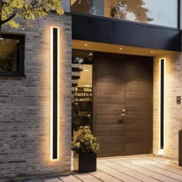 Imagem de Arandela LED Externa e Interna 150cm – Iluminação Moderna de Parede, Bivolt, Econômica e Resistente à Chuva – Ideal para Varanda, Jardim e Fachada