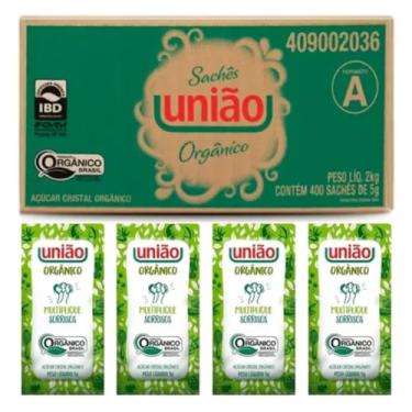 Imagem de Açúcar União Orgânico 5g C/400 Sachês (1cx)