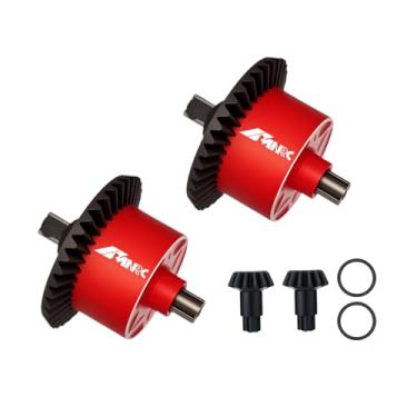 Imagem de NMNRC 2PCS 37T 13T Gear Differential Diff for Arrma 1/10 Senton Vorteks Granite Bigrock 3S BLX Typhon Infraction 550 Mega Kraton Outcast 4S BLX Upgrades Part Red