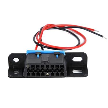 Imagem de OBD2 Conector Feminino de 16 Pinos Universal Pigtail Diy Mobley Adaptador ABS METAL Não é Fácil de Quebrar o Cabo de Teste de Alimentação para Carro OBD2