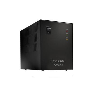 Imagem de Estabilizador MCM Save Pro 2.1 2000VA Bivolt EST0021 Preto