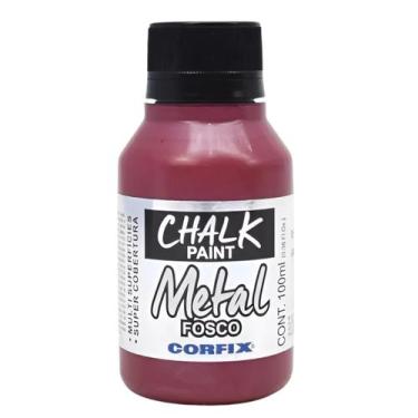 Imagem de Tinta Chalk Paint Metálica Fosca Corfix 100ml - 23111, 485 - ARANDANO