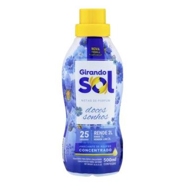 Imagem de Kit c/ 6 Amaciante Azul Concentrado Girando Sol 500ml