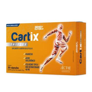 Imagem de Cartix Triflex 30 cápsulas Sidney Oliveira - Mais vendido - Ácido hial