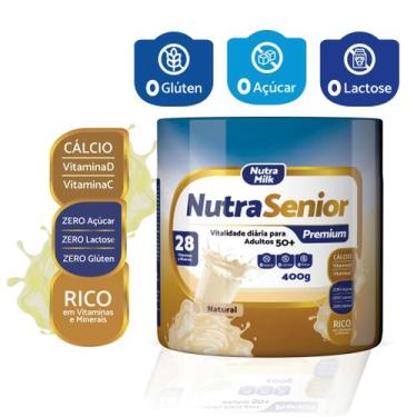 Imagem de Nutra Senior Premium 50+ Suplemento Alimentar SEM AÇÚCAR e SEM LACTOSE