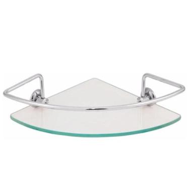 Imagem de Porta Shampoo Para Canto Vidro Incolor Banheiro Hidrolar