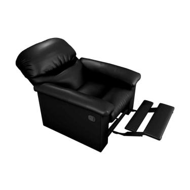 Imagem de Poltrona Do Papai Luxo Premium Reclinavel Audi Matrix Sintetico Preto
