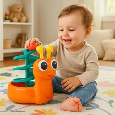 Imagem de Brinquedo para Bebê de 2 anos Caracol Radical Menino e Menina - Mercot